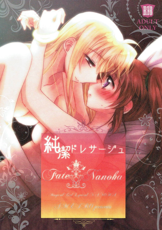 MSLN 12 Mahou Shoujo Lyrical Nanoha Yuri Hentai Doujinshi
